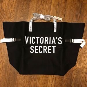 BRAND NEW Victoria’s Secret black tote